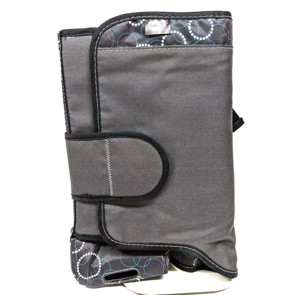 NEW Safe Fit Anti-Microbial Diaper Changing Pad with bag dispenser and bags